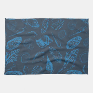 Linge De Cuisine Coquilles marines tropicales