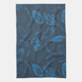 Linge De Cuisine Coquilles marines tropicales (Vertical)