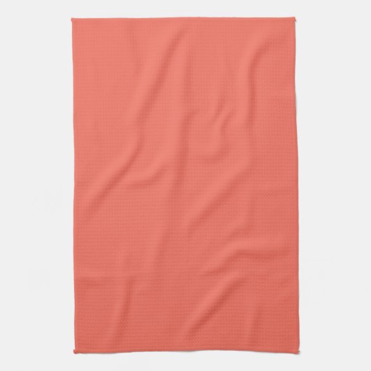 Linge De Cuisine Corail clair solide (Vertical)