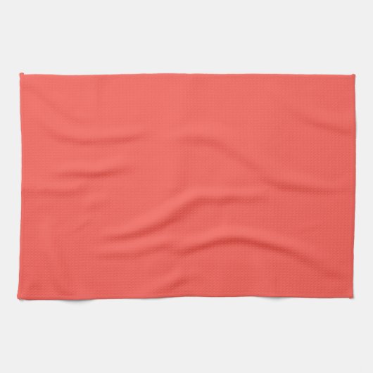 Linge De Cuisine Corail (couleur solide) (Horizontal)