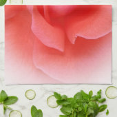 Linge De Cuisine corail rose rose (Plié)