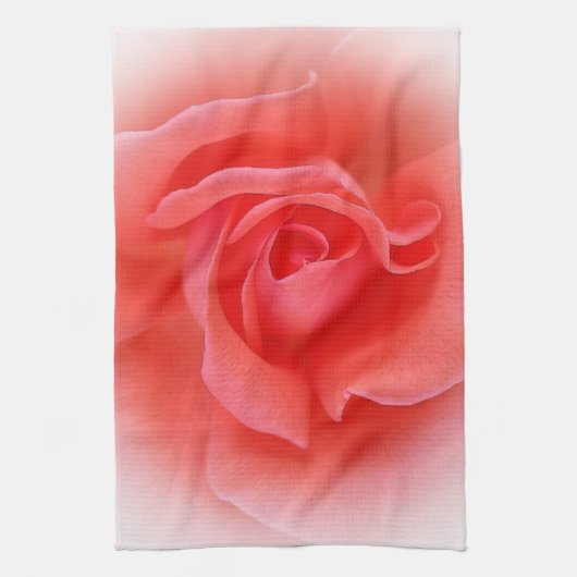 Linge De Cuisine corail rose rose (Vertical)
