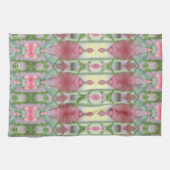 Linge De Cuisine Corail Vert et beurre jaune (Horizontal)