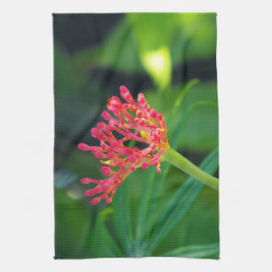 Linge De Cuisine Coral Bush en fleurs