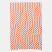 Linge De Cuisine Coral Elegant Chevron Design (Vertical)