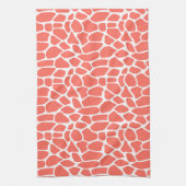 Linge De Cuisine Coral Giraffe Motif (Vertical)