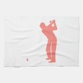 Linge De Cuisine Coral Pink Golf (Horizontal)