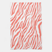Linge De Cuisine Coral Zebra (Vertical)