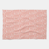 LINGE DE CUISINE CORAL ZEBRA STRIPES (Horizontal)