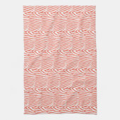 LINGE DE CUISINE CORAL ZEBRA STRIPES (Vertical)