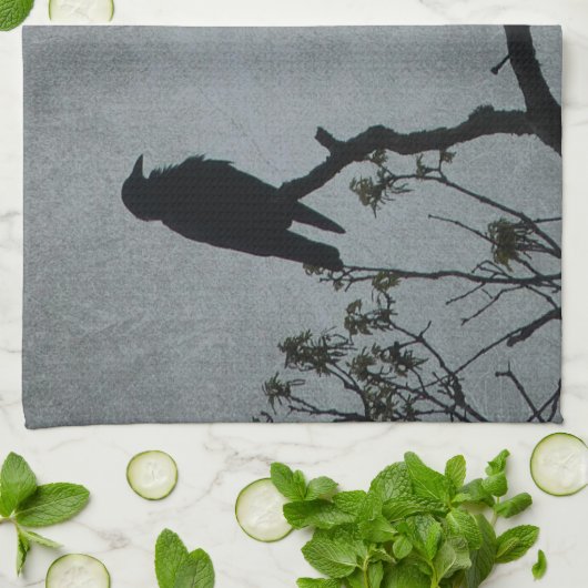 Linge De Cuisine Corbeau (Plié)