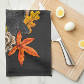 Linge De Cuisine Corbeau (Quart Plié)