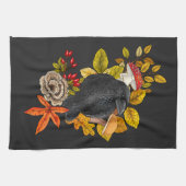 Linge De Cuisine Corbeau (Horizontal)