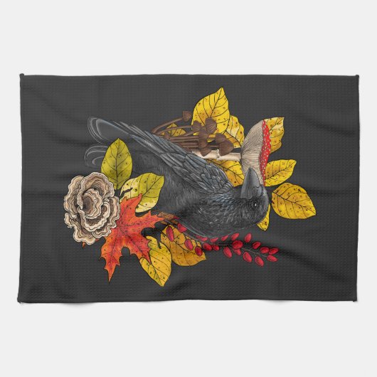 Linge De Cuisine Corbeau 2 (Horizontal)