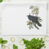 Linge De Cuisine Corbeau commun par Audubon (Plié)