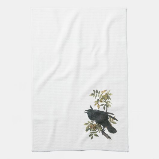 Linge De Cuisine Corbeau commun par Audubon (Vertical)