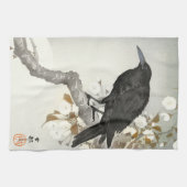 Linge De Cuisine Corbeau Raven Koson Oiseau japonais (Horizontal)