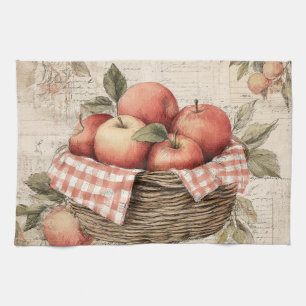 Linge De Cuisine Corbeille à pommes design vintage