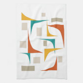 Linge De Cuisine Cordes géométriques Gras Mid Century Rétro (Vertical)