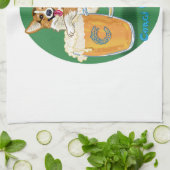 Linge De Cuisine Corgi à la bière (Plié)