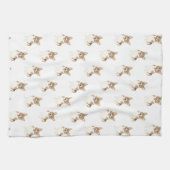 Linge De Cuisine Corgi (rouge) (Horizontal)