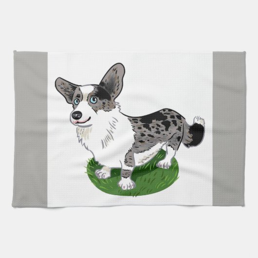 Linge De Cuisine Corgi towl (Horizontal)