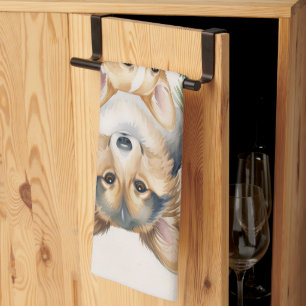 Linge De Cuisine Corgis Trois Stella, Emma et Travelyr