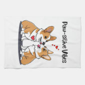 Linge De Cuisine Corgis Vibes en Amour (Horizontal)