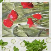 Linge De Cuisine Corn Poppies (Plié)