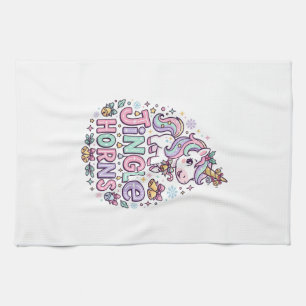 Linge De Cuisine Corne de clochettes de licorne Vêtements charmants