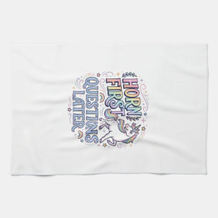 Linge De Cuisine Corne de Licorne Premières Questions Plus Tard Ado