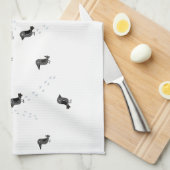 Linge De Cuisine Corneille des neiges (Quart Plié)