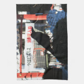 Linge De Cuisine Corneille japonaise (Vertical)