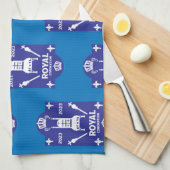 Linge De Cuisine Coronation royale anglaise du roi Charles 2023 (Quart Plié)