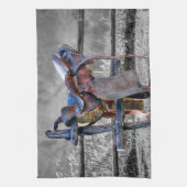 Linge De Cuisine Corral Fence Western (Vertical)