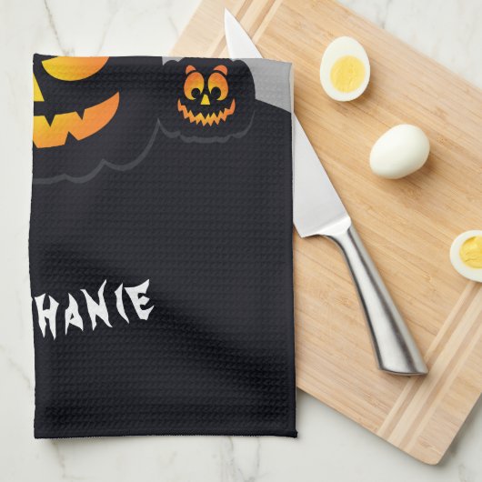 Linge De Cuisine Correctif Citrouille inactif (Quart Plié)