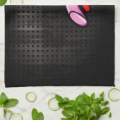 Linge De Cuisine Cosmétique; Noir mignon (Plié)