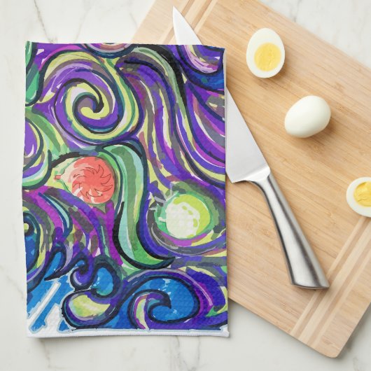 Linge De Cuisine Cosmic Christmas Tree (Quart Plié)