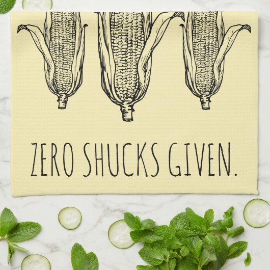 Linge De Cuisine Cosses zéro données le calembour fait sur commande (Plié)