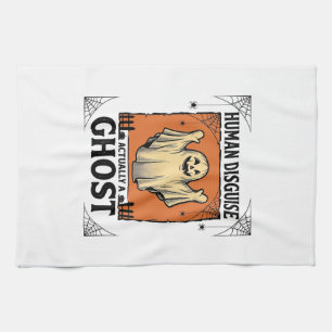Linge De Cuisine Costume Humain Fantôme Humour Halloween Vintage_1