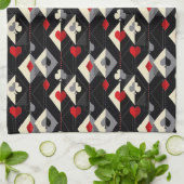 Linge De Cuisine Costumes de jeu de cartes en poker. (Plié)