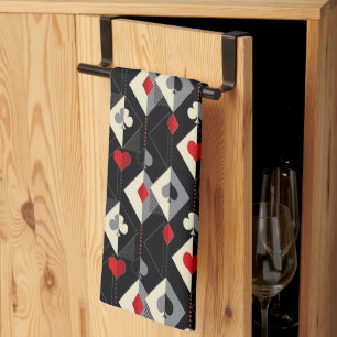 Linge De Cuisine Costumes de jeu de cartes en poker.