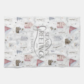 Linge De Cuisine Cosy Home Christmas Pink ID985 (Horizontal)