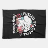 Linge De Cuisine Cosy Puppy Dreams - Chocolat chaud et Noël (Horizontal)