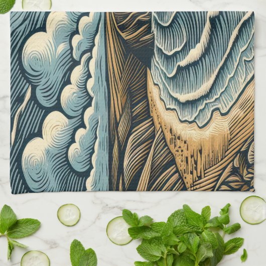 Linge De Cuisine Côte (Plié)