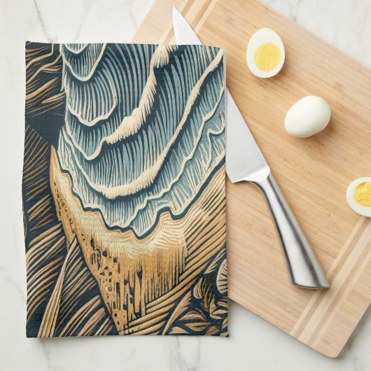 Linge De Cuisine Côte (Quart Plié)