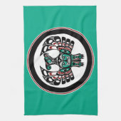 Linge De Cuisine Côte du Pacifique Nord-Ouest L'art haïtien Thunder (Vertical)