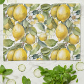Linge De Cuisine Côte italienne des citrons d'Amalfi (Plié)