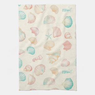 Linge De Cuisine Côtière rustique - Coquillages, Starfish, Reef (22