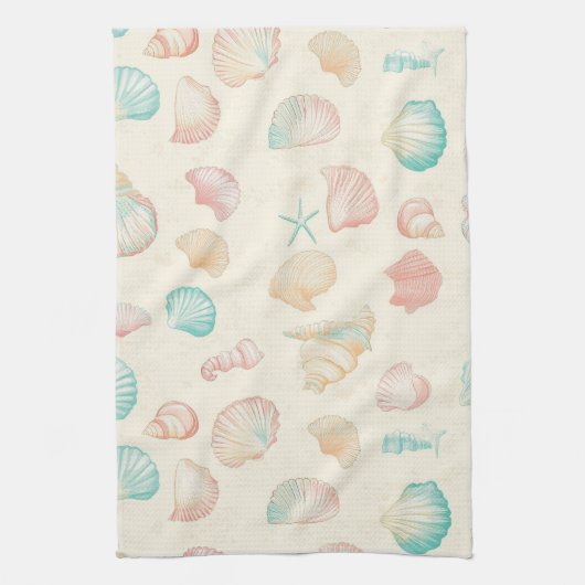 Linge De Cuisine Côtière rustique - Coquillages, Starfish, Reef (22 (Vertical)